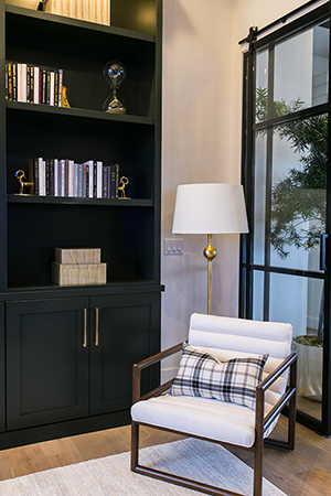 books, shelve, plants