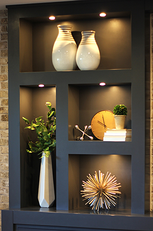 books, shelve, plants
